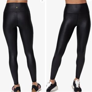 SPIRITUAL GANGSTER Intent Shine Jersey High Waist Workout Atheleisure Leggings